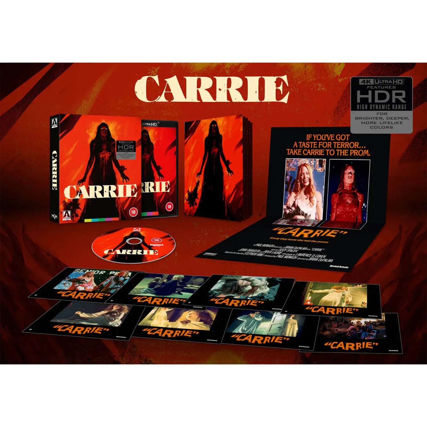 Carrie 4K Blu-ray (SteelBook)