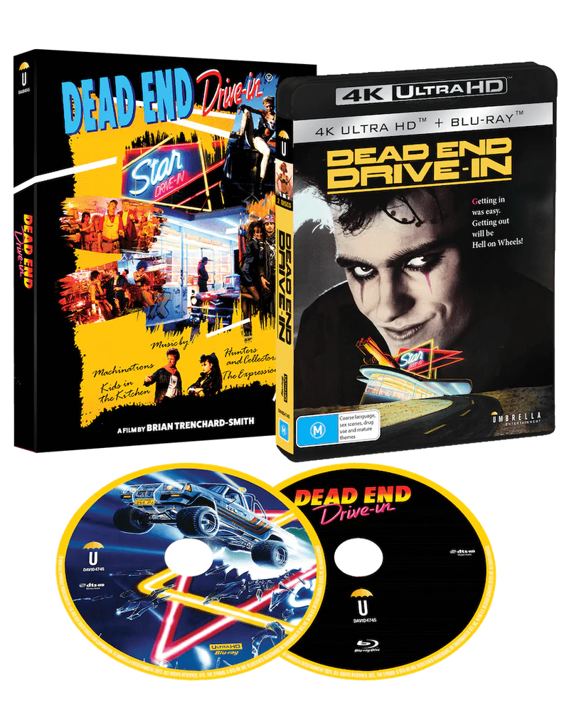 Dead End Drive-In (1986) 4K UHD + Blu-Ray with Slipcover (Umbrella/Reg –  The Atomic Movie Store