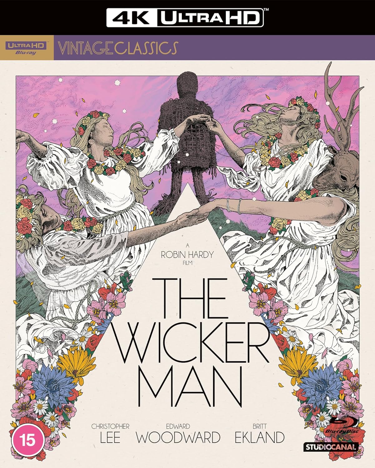 The Wicker Man 4K UHD Blu ray with Slipcover StudioCanal Region