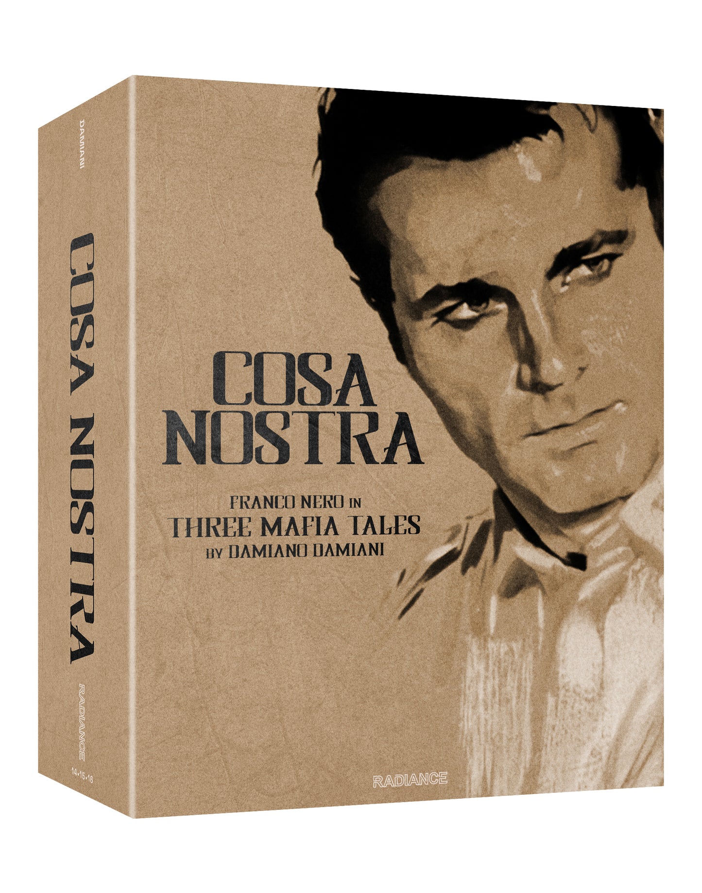 Cosa Nostra: Franco Nero In Three Mafia Tales Limited Edition Blu-ray Box (Radiance Films/U.S.) DINGED CORNER DAMAGE (Price reduced)