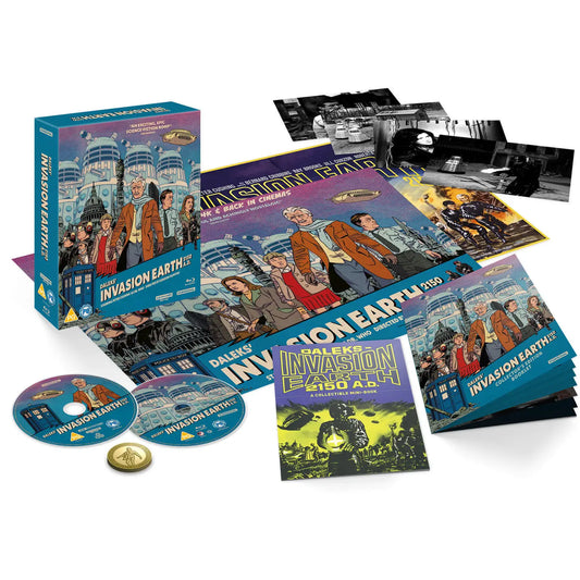 Daleks Invasion Earth 2150 Col. Ed. 4K UHD + Blu-ray (StudioCanal/Region Free/B)