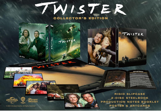 Twister (1996) Ultimate Collector's Edition 4K UHD + Blu-ray SteelBook (Region Free) [UK Exclusive product] LIMIT 1 PER CUSTOMER (See product page)