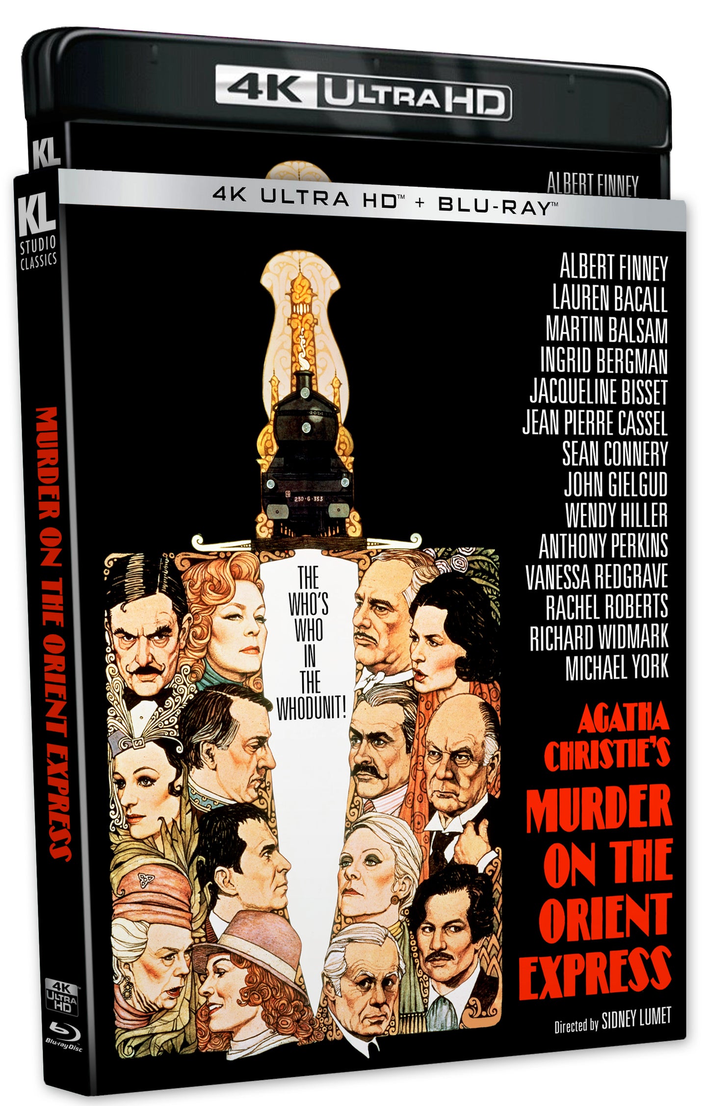 Murder on the Orient Express (1974) 4K UHD + Blu-ray with Slipcover (Kino Lorber)