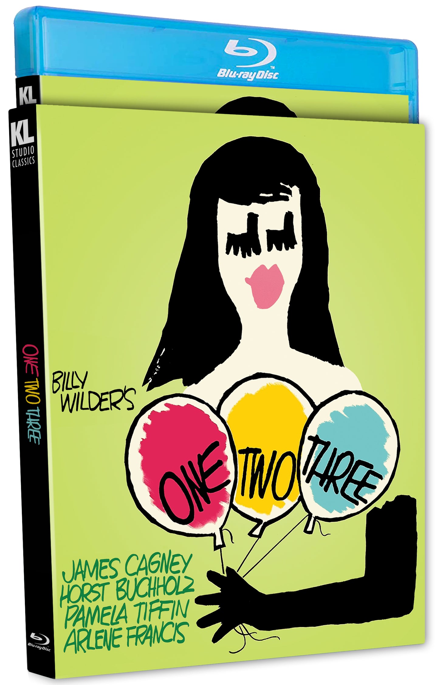 One, Two, Three Blu-ray with Slipcover (Kino Lorber)