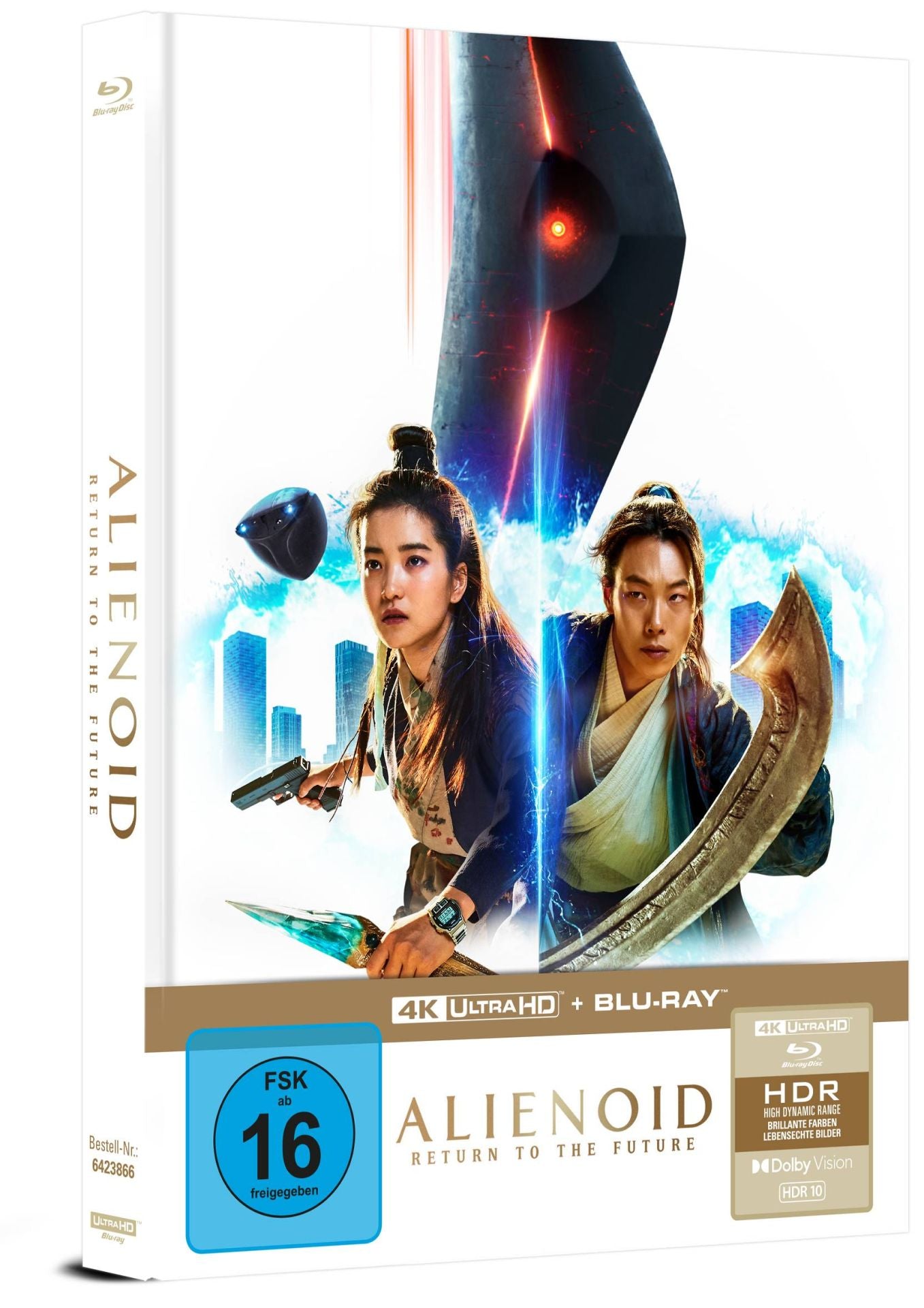 Alienoid 2: Return to the Future 2 disc Limited Collector's MediaBook 4K UHD + Blu-ray (Capelight/Region Free) [German Import]