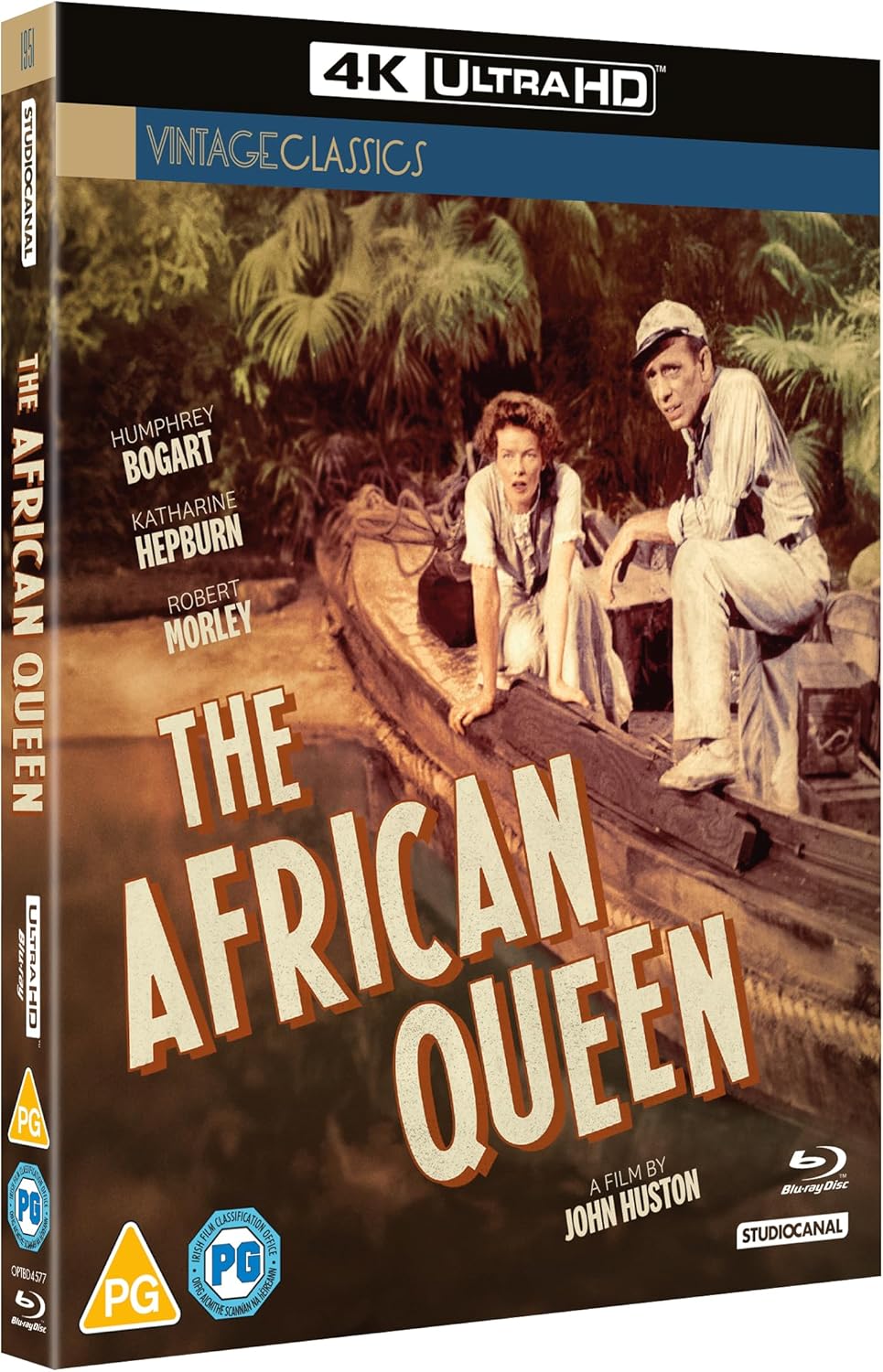 The African Queen 4K UHD + Blu-ray with Slipcover (StudioCanal/Region Free/B)