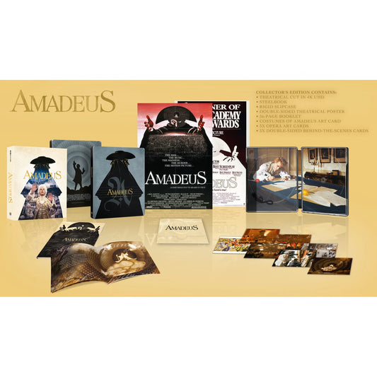 Amadeus Limited Collector's Edition 4K UHD SteelBook (Warner Bros) [Preorder] Release Date Change to March 2025