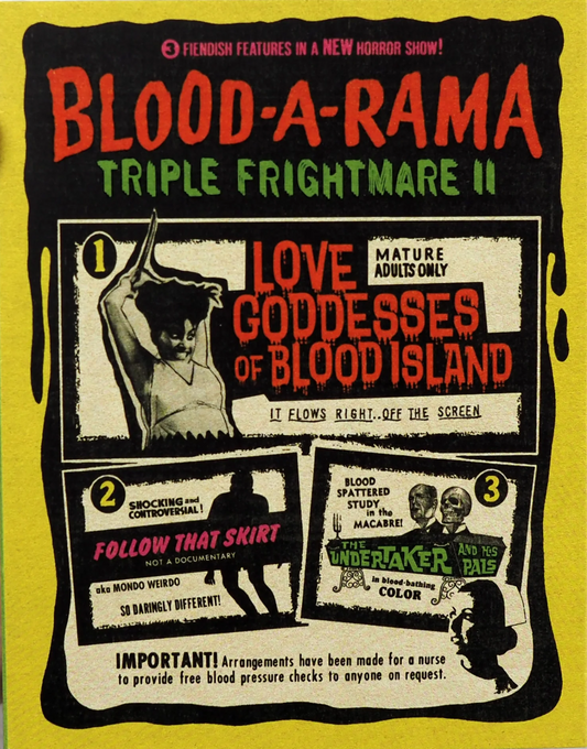 Blood-A-Rama Triple Frightmare with Slipcover (AGFA) LIMIT 1 PER CUSTOMER (See product page note)