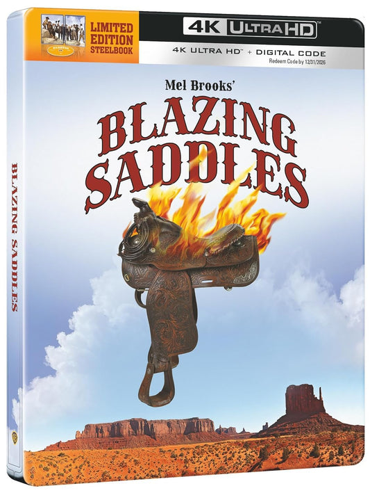 Blazing Saddles 50th Anniversary 4K UHD SteelBook (Warner Bros.)