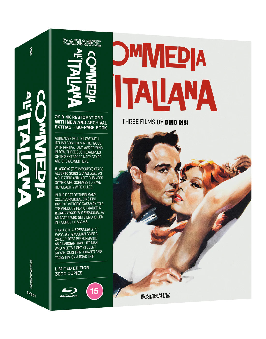 Commedia all'italiana: Three Films by Dino Risi Limited Edition Blu-ray Box Set (Radiance UK/Region B)