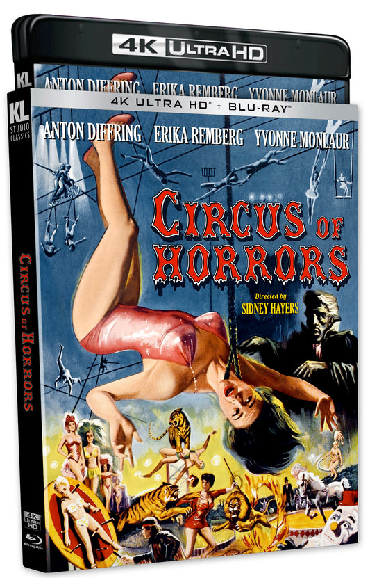 Circus of Horrors 4K UHD + Blu-ray with Slipcover (Kino Lorber)