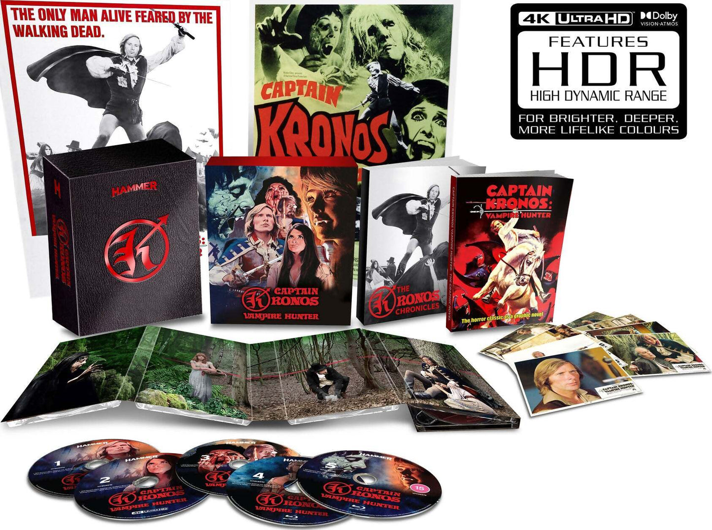 Captain Kronos: Vampire Hunter 50th Anniversary 4K UHD Collector's Edition (Hammer Films/Region Free/B) [Preorder]