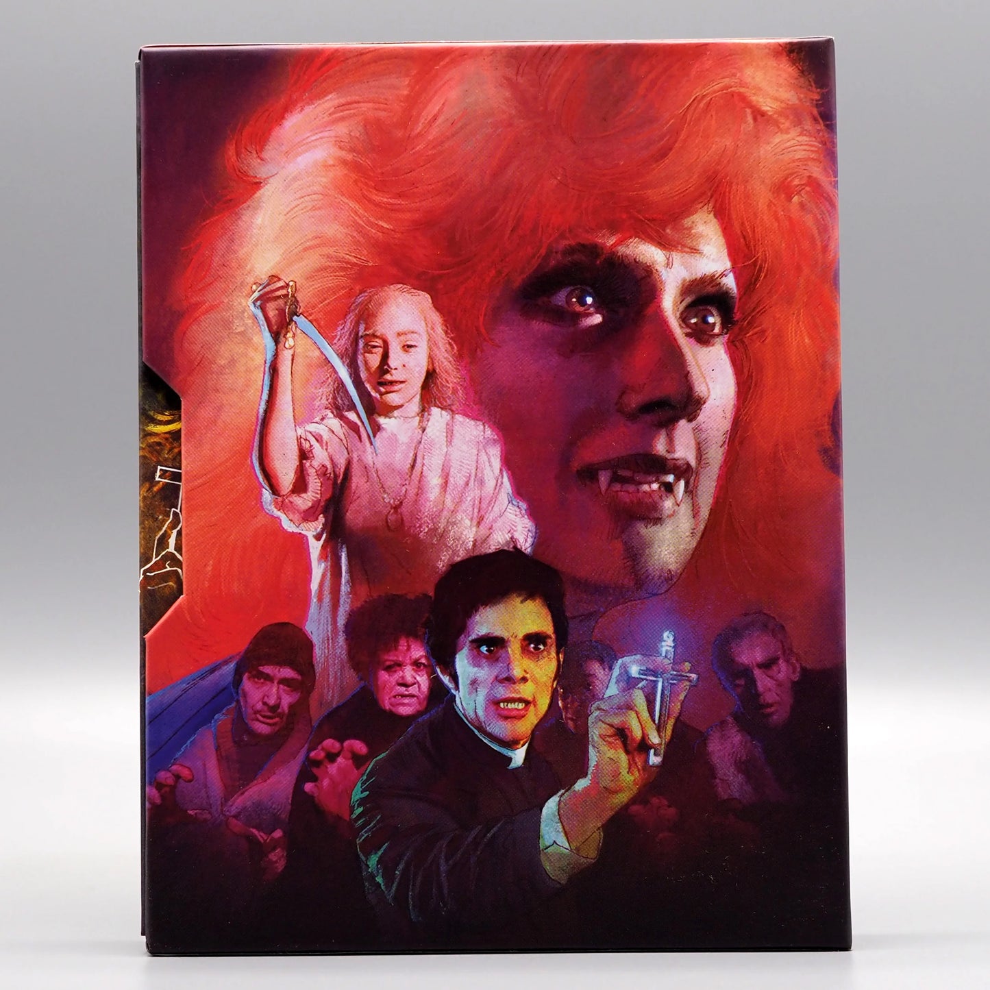 Curse of the Devil / The Vampires Night Orgy / Demon Witch Child Blu-ray with slipcase + slipcover combo (Vinegar Syndrome)