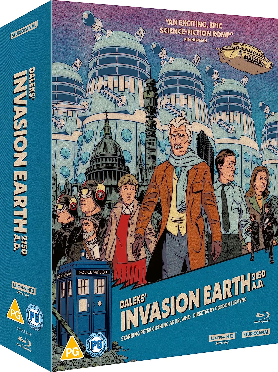 Daleks Invasion Earth 2150 Col. Ed. 4K UHD + Blu-ray (StudioCanal/Regi ...