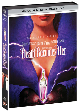 Death Becomes Her 4K UHD + Blu-ray Collector's Edition with Slipcover (Scream Factory)