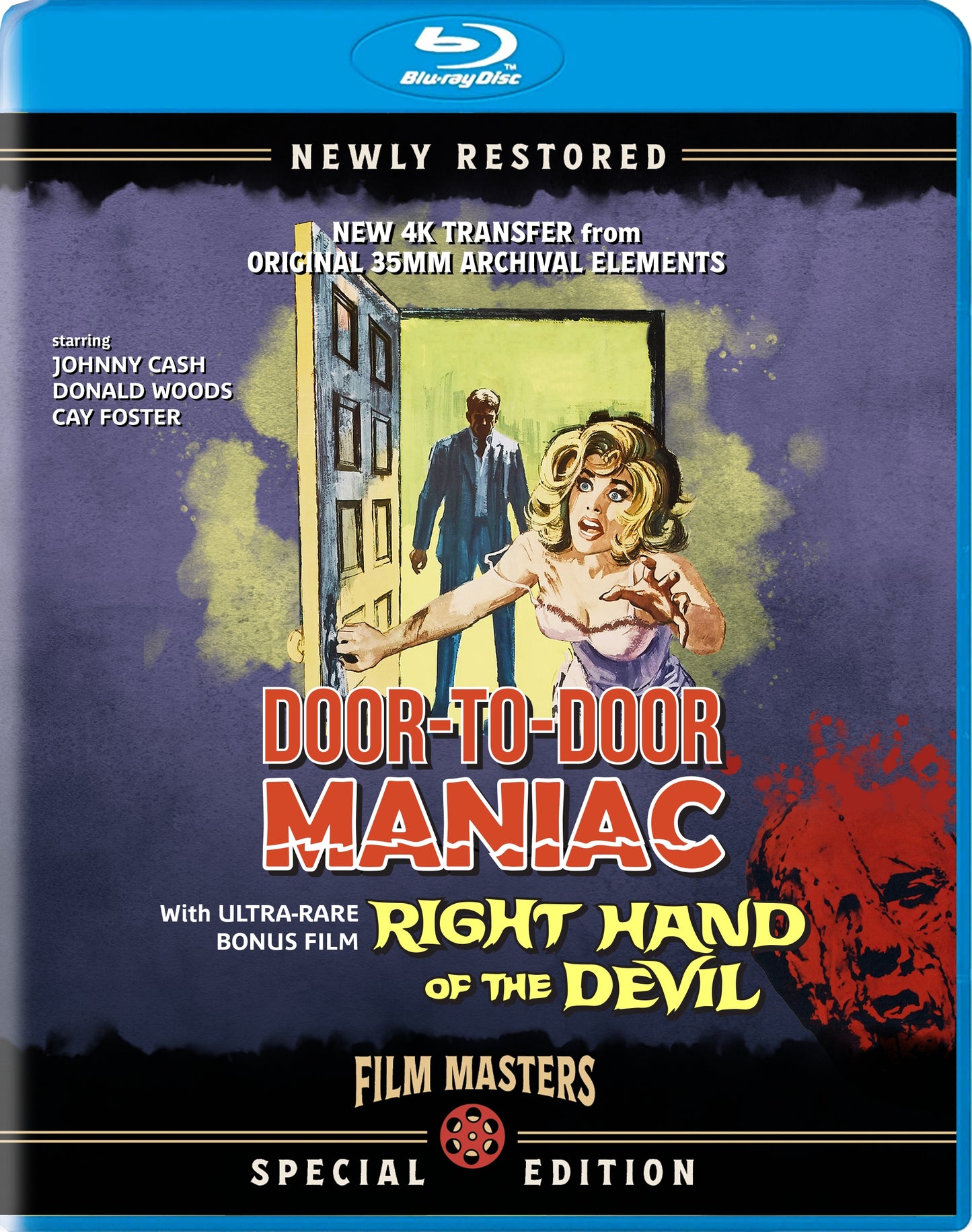 Door To Door Maniac (1961) With Bonus Film, Right Hand of The Devil (1963) Blu-ray (Films Masters)