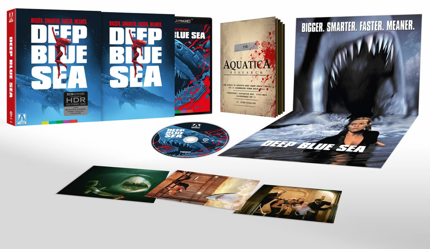 Deep Blue Sea Limited Edition 4K UHD with Slipcover (Arrow Video U.S.) [Preorder]