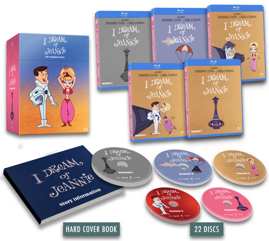 I Dream Of Jeannie – The Complete Series (1965 – 1970) Blu-ray Hardbox Set (Imprint/Region Free) LIMIT 1 PER CUSTOMER (See product page note)