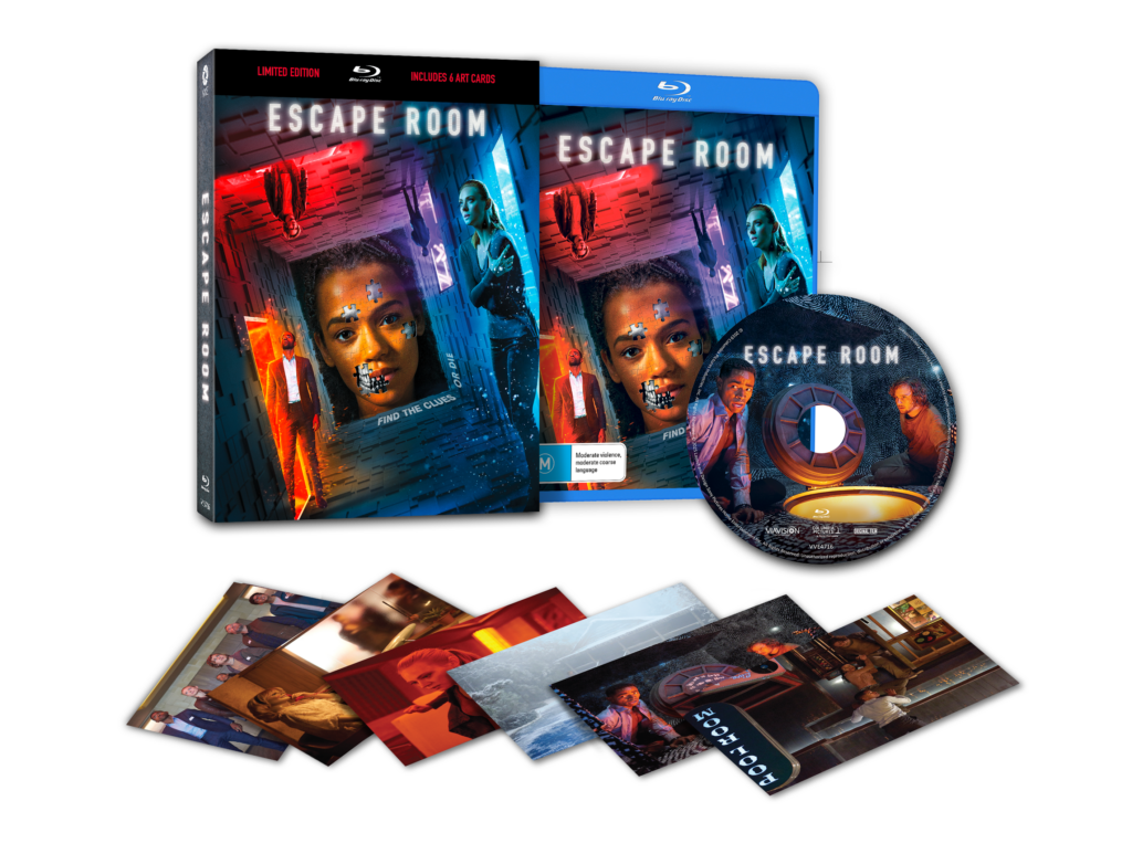 Escape Room (2019) – Blu-ray Limited Edition 3D Lenticular Hardcase + Art Cards (ViaVision/Region Free) [Preorder]