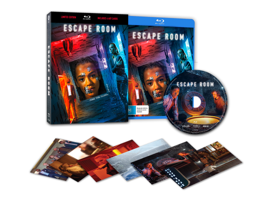 Escape Room (2019) – Blu-ray Limited Edition 3D Lenticular Hardcase + Art Cards (ViaVision/Region Free) [Preorder]