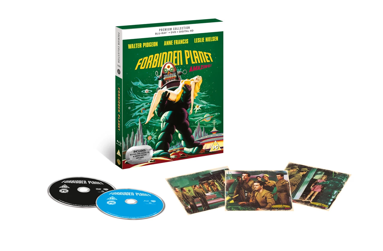 Forbidden Planet Blu-ray - The Premium Collection with Slipcase + Art Cards (Warner Bros/Region Free/2) [Preorder]