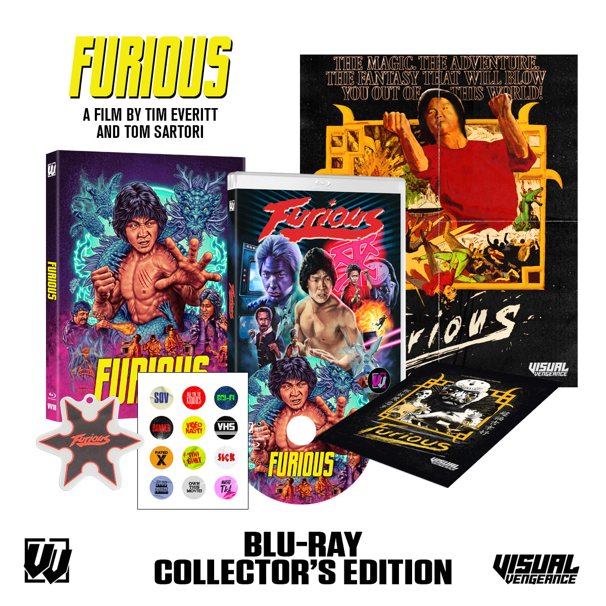 Furious Blu-ray Collector's Edition with Slipcover (Visual Vengeance) [Preorder]