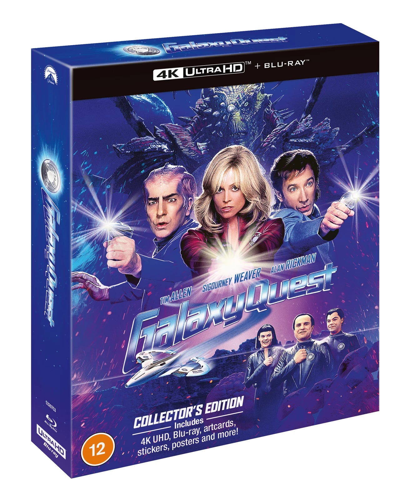 Galaxy Quest Steelbook 25th Anniversary 4K UHD + Blu-ray Limited Collector's Edition SteelBook UK Exclusive (Paramount/Region Free)