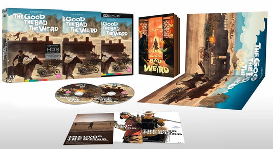 The Good The Bad The Weird (2008) 4K UHD + Blu-ray Limited Edition with Slip (Arrow Films UK/Region Free/B)