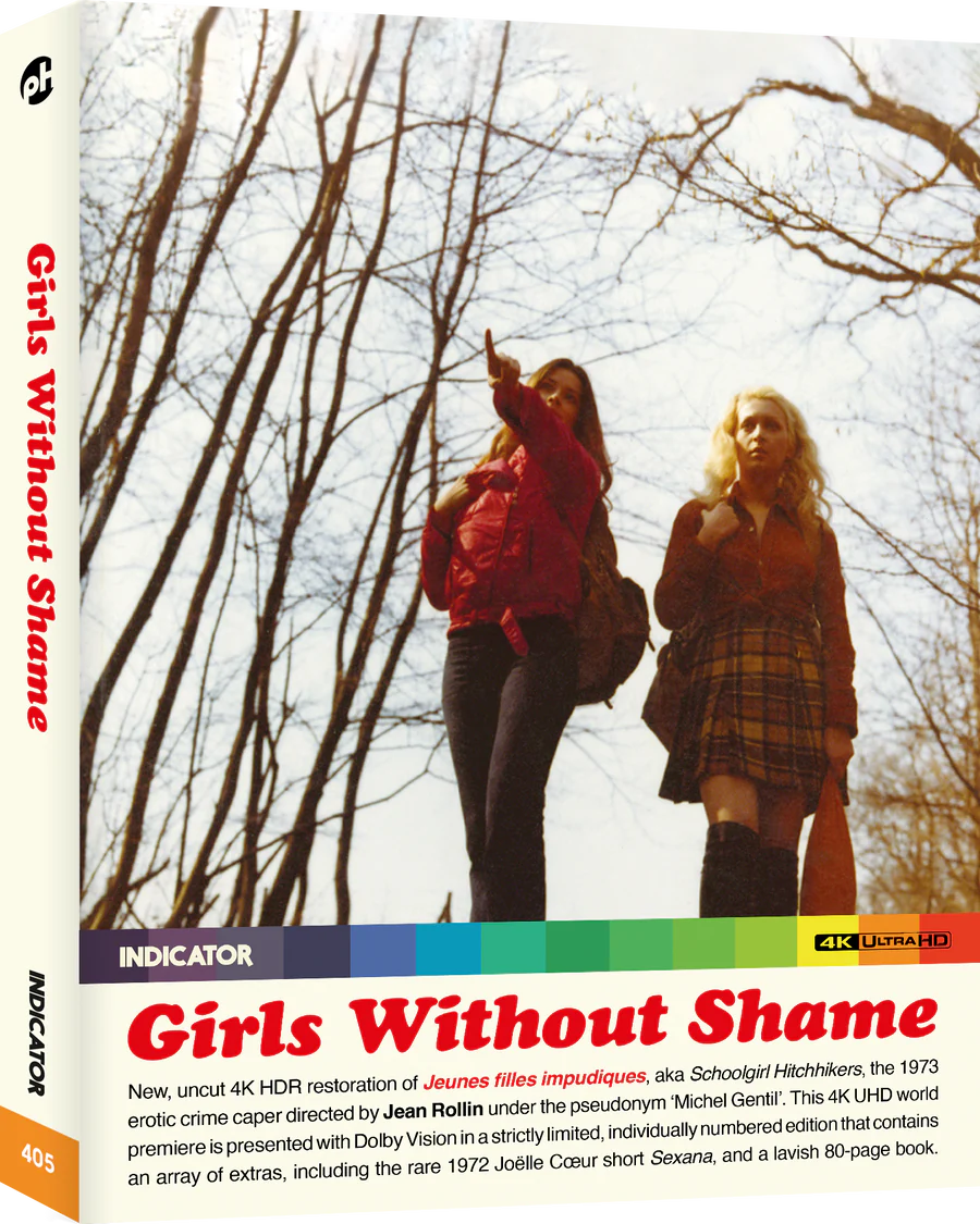 Girls Without Shame (AKA Schoolgirl Hitchikers) Limited Edition 4K UHD with Slipcase + Booklet (Powerhouse Films U.S.) [Preorder]