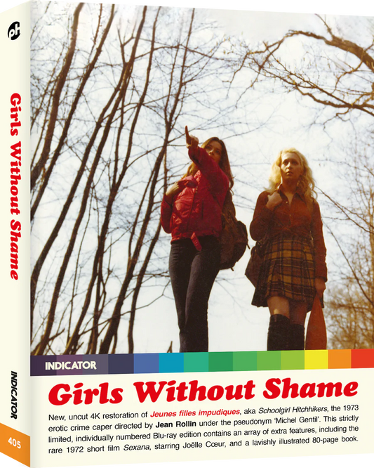 Girls Without Shame (AKA Schoolgirl Hitchikers) Limited Edition Blu-ray with Slipcase + Booklet (Powerhouse Films U.S.) [Preorder]