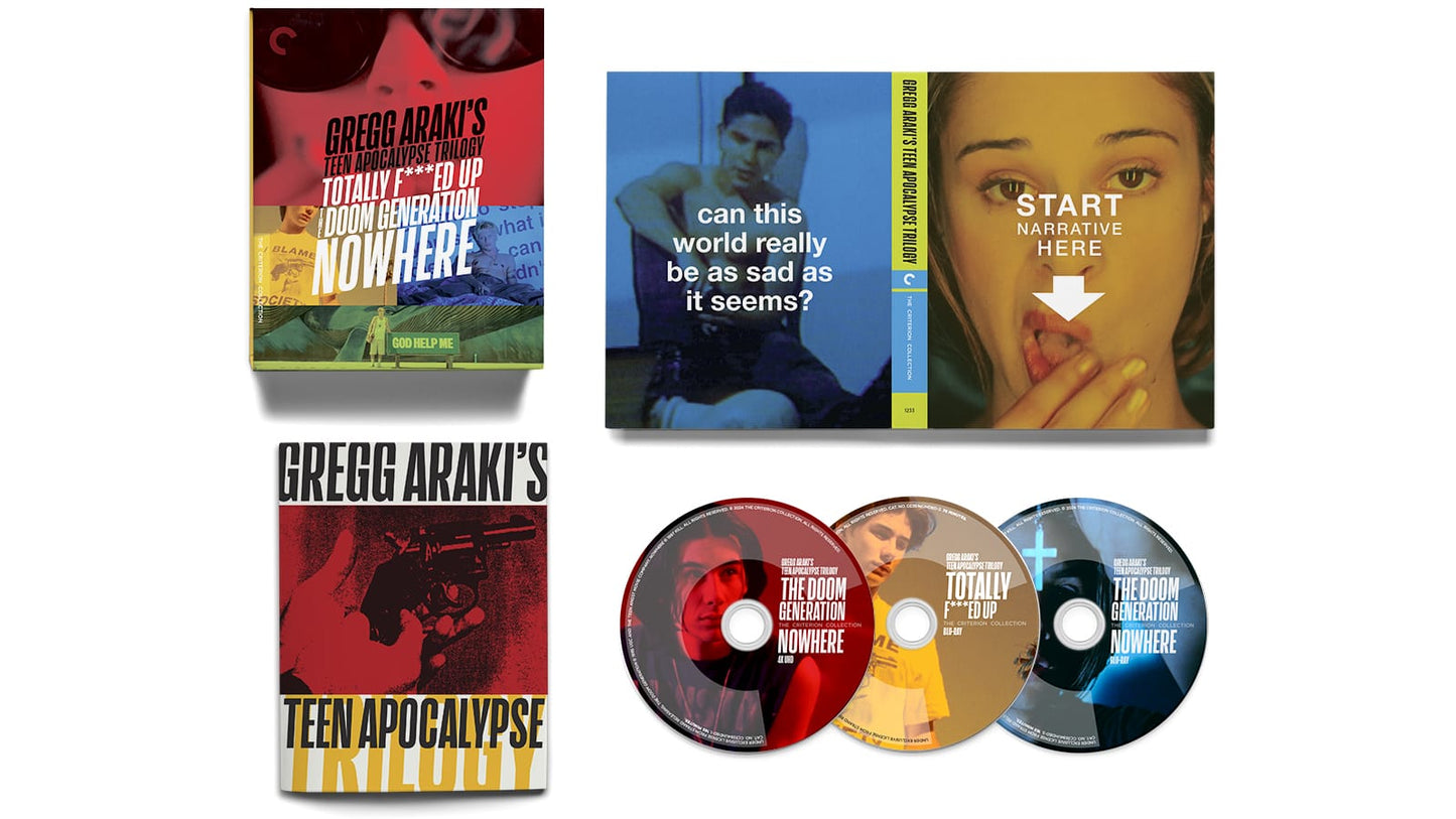 Gregg Araki’s Teen Apocalypse Trilogy 4K UHD + Blu-ray (Criterion Collection)