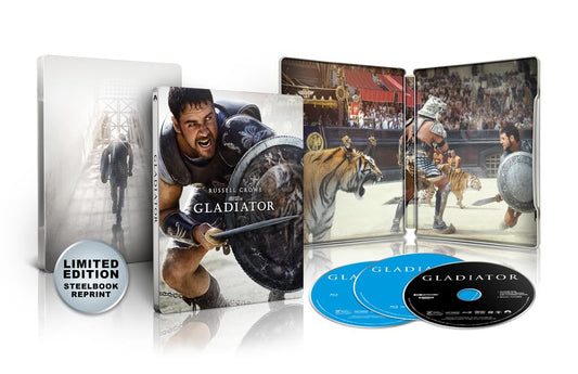 Gladiator 4K UHD + Blu-ray Limited Edition SteelBook (Paramount)