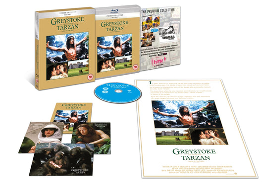 Greystoke - The Legend of Tarzan Blu-ray - The Premium Collection with Slipcase + Art Cards + Poster (Warner Bros/Region Free) [Preorder]