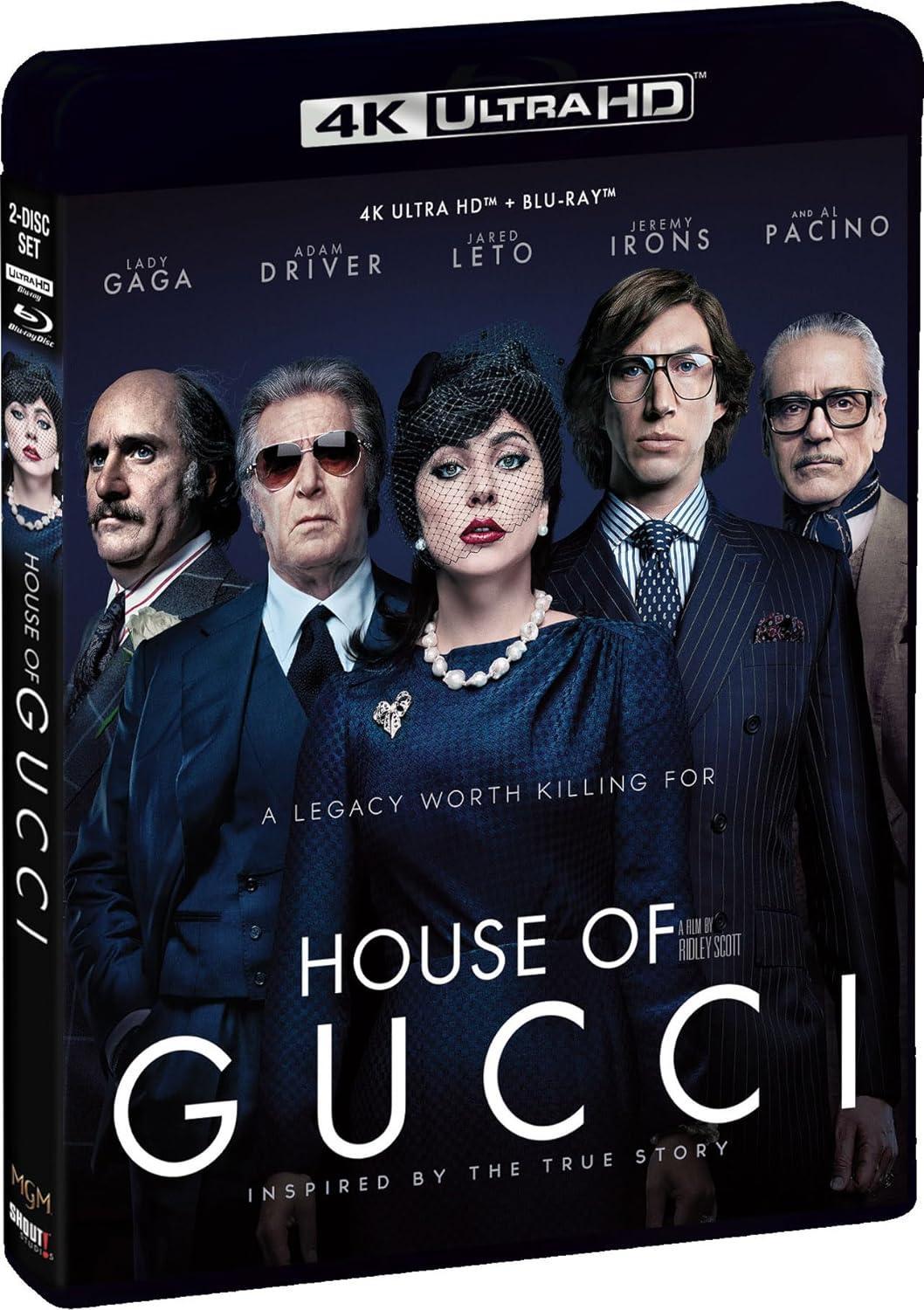 House Of Gucci 4K UHD + Blu-ray (Shout Factory)