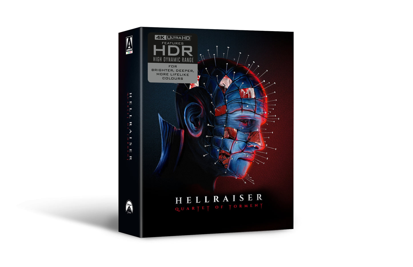 Hellraiser: Quartet of Torment Pinhead Slipcase Limited Edition 4K UHD (Arrow Video U.S.)