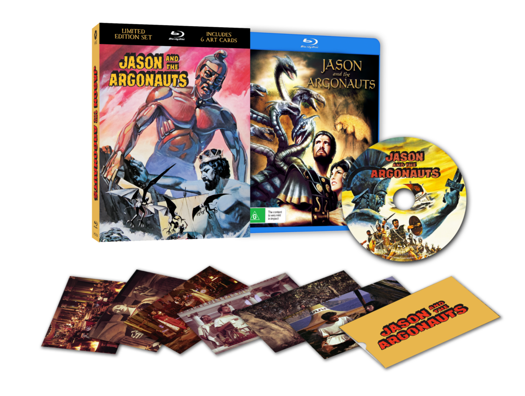 Jason and the Argonauts (1963) – Blu-ray Limited Edition 3D Lenticular Hardcase + Art Cards (ViaVision/Region Free) [Preorder]