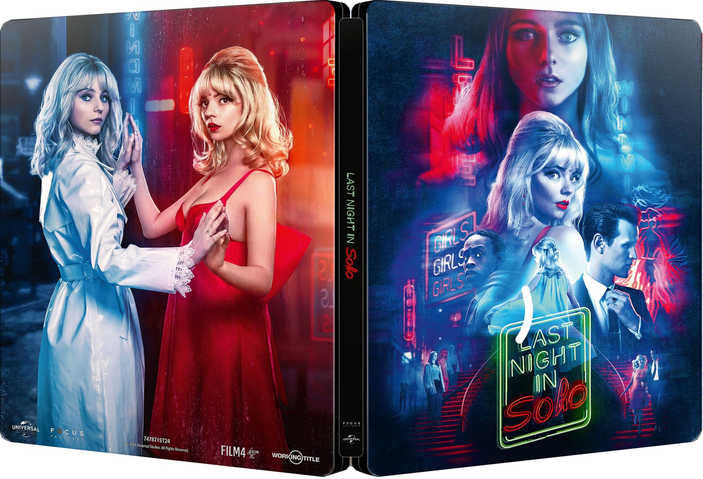 Last Night In Soho Limited Collectors Edition 4K Ultra HD + Blu-Ray SteelBook (Universal) [Preorder] LIMIT 1 PER CUSTOMER (See product page note)