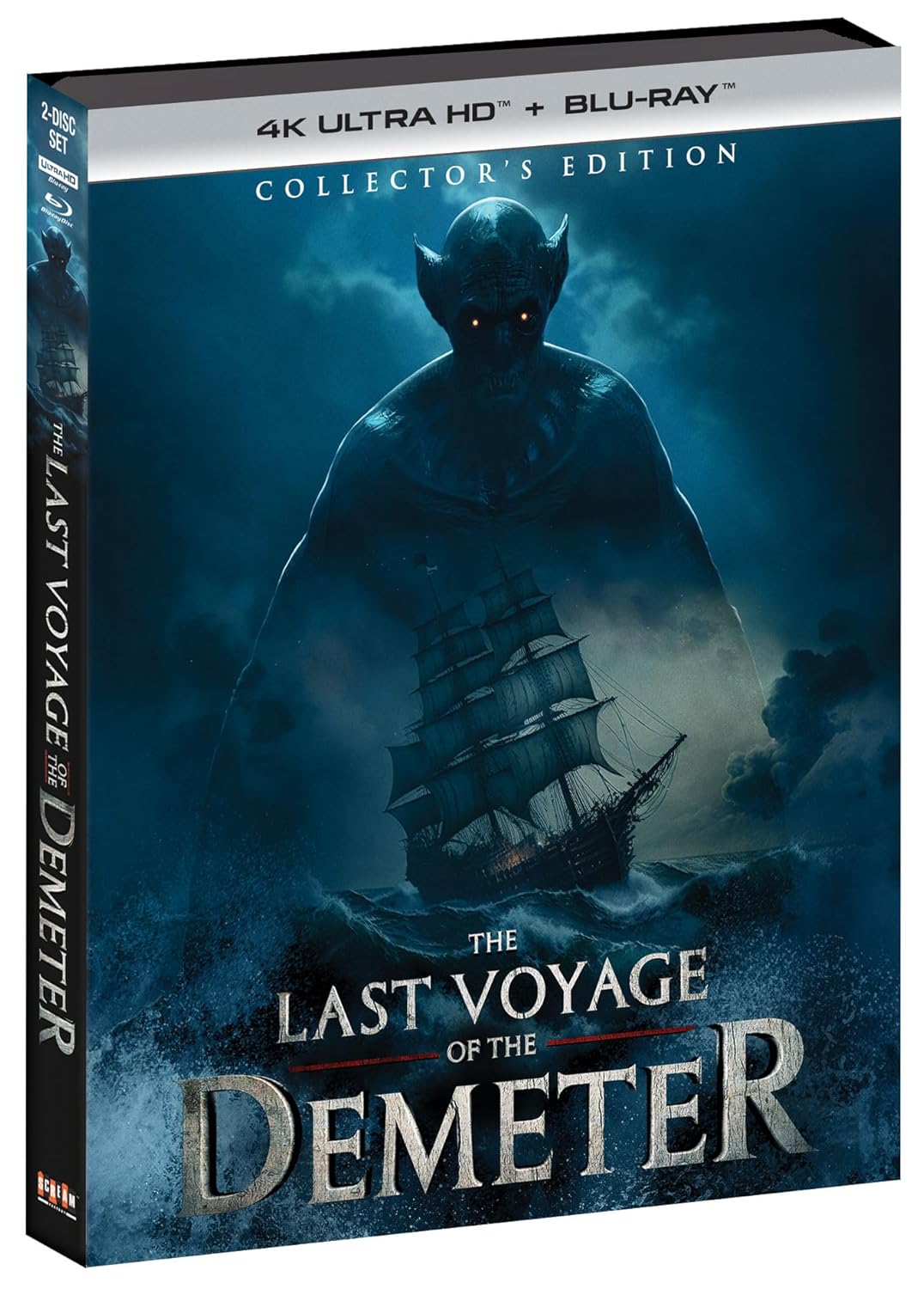 The Last Voyage Of The Demeter 4K UHD + Blu-ray Collector's Edition with Slipcover (Scream Factory)