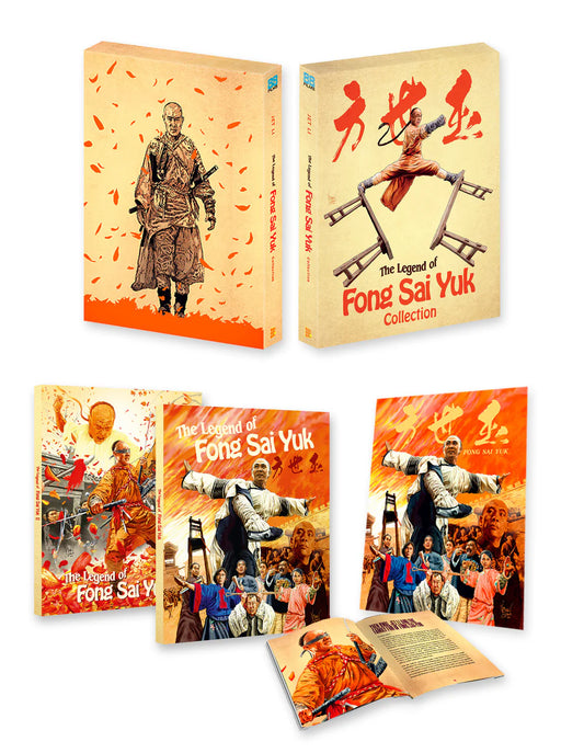 The Legend Of Fong Sai Yuk / The Legend Of Fong Sai Yuk 2 Deluxe Limited Edition Blu-Ray with Slipcase + Book + Poster(88 Films UK/Region B)