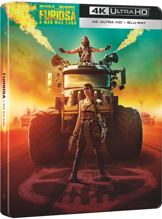 Mad Max - Furiosa Limited Edition Steelbook 4K Ultra HD + Blu-Ray (Warner Bros. UK/Region Free)