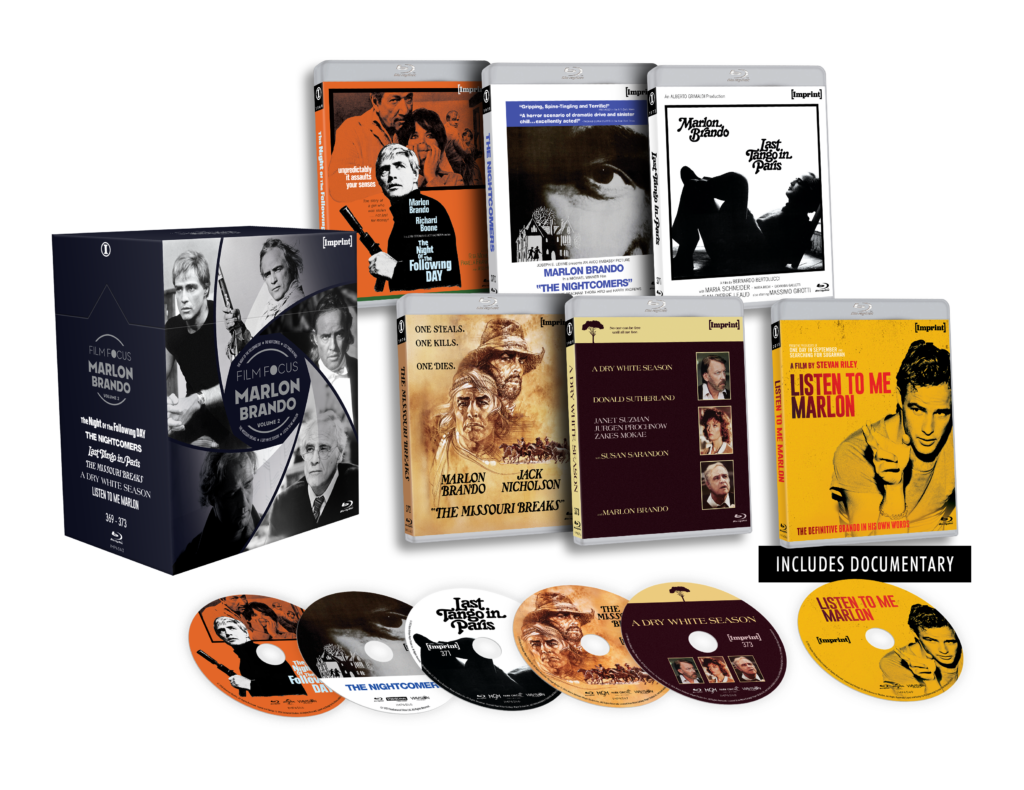 Film Focus: Marlon Brando – Volume Two (1969 – 1989) Blu-ray Limited Edition Hardbox (Imprint/Region Free)