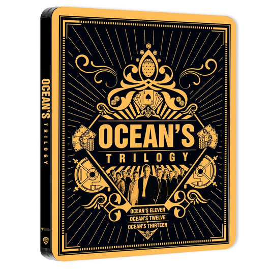 Ocean's Trilogy 4K UHD + Blu-ray SteelBook (Warner Bros. UK/Region Free)