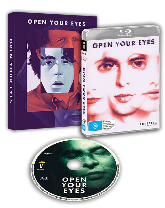 Open Your Eyes (1997) Blu-ray with Slipcover (Umbrella Entertainment/Region Free)