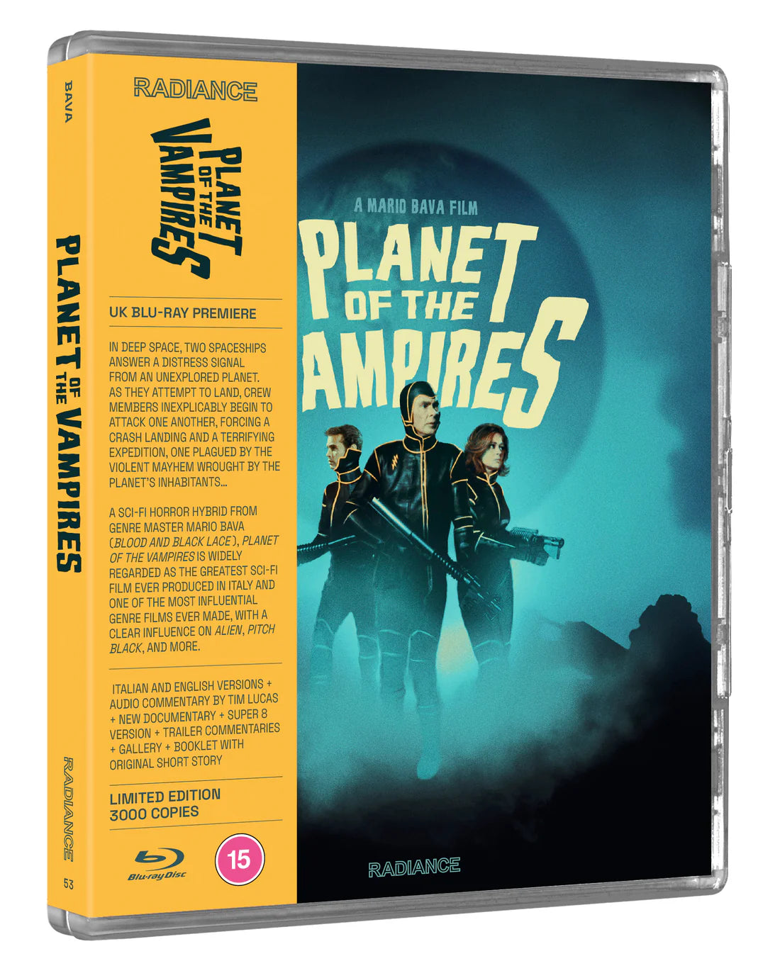 Planet of the Vampires Blu-ray Special Edition with Obi-Strip (Radiance UK/Region Free)