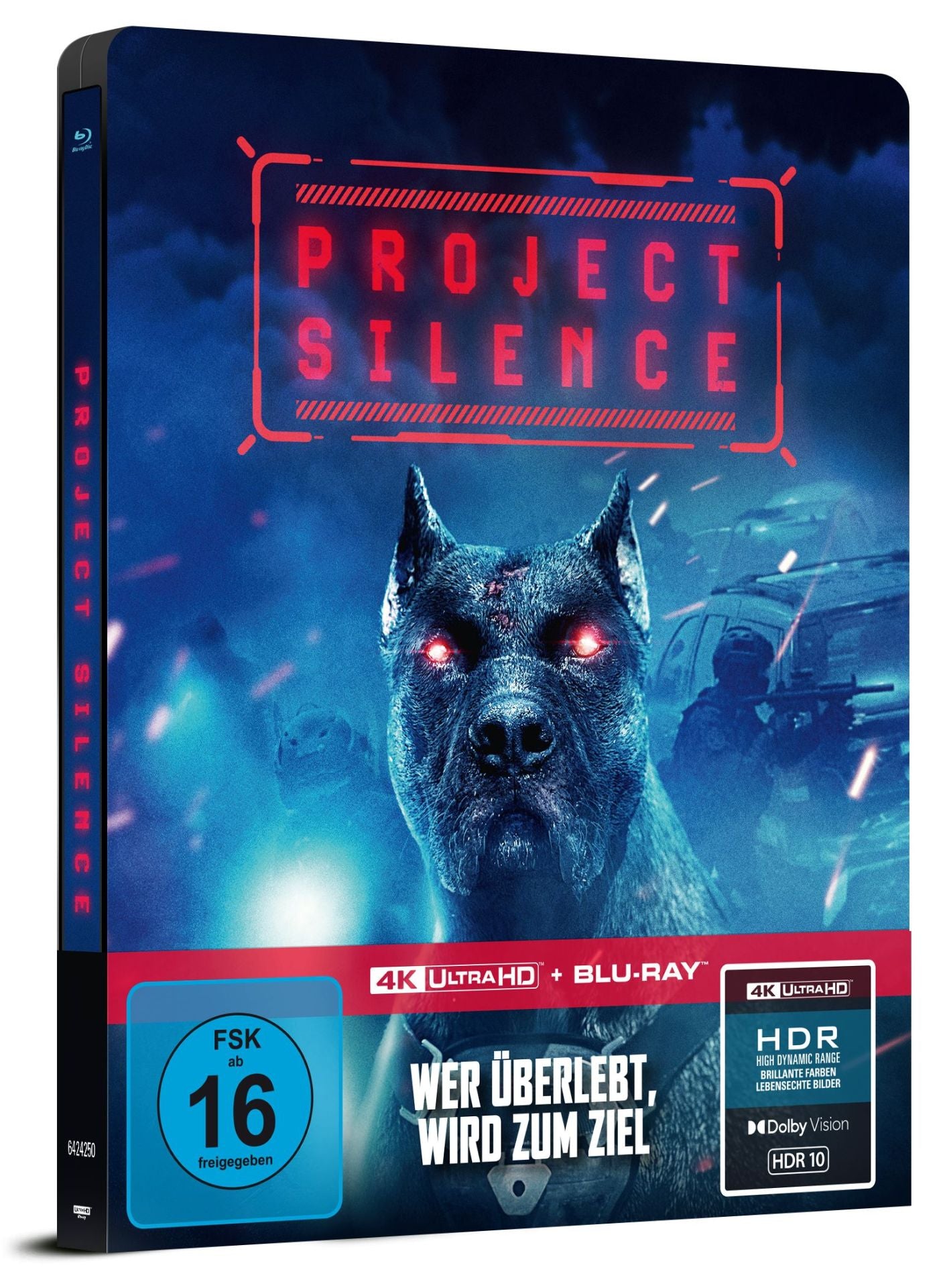 Project Silence - 2-Disc Limited SteelBook 4K UHD + Blu-ray (Capelight Germany/Region Free)