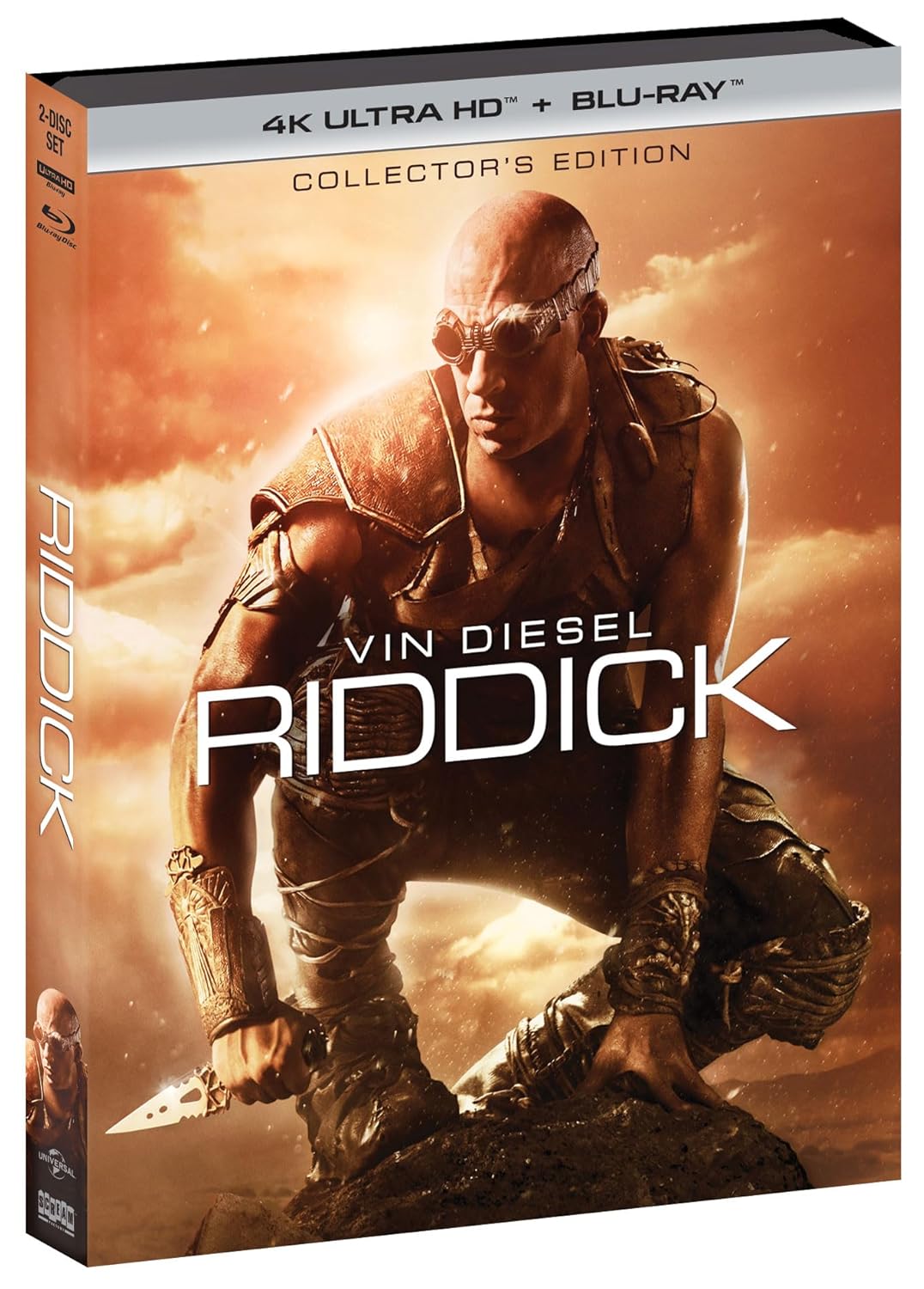 Riddick 4K UHD + Blu-ray Collector's Edition with Slipcover (Scream Factory)