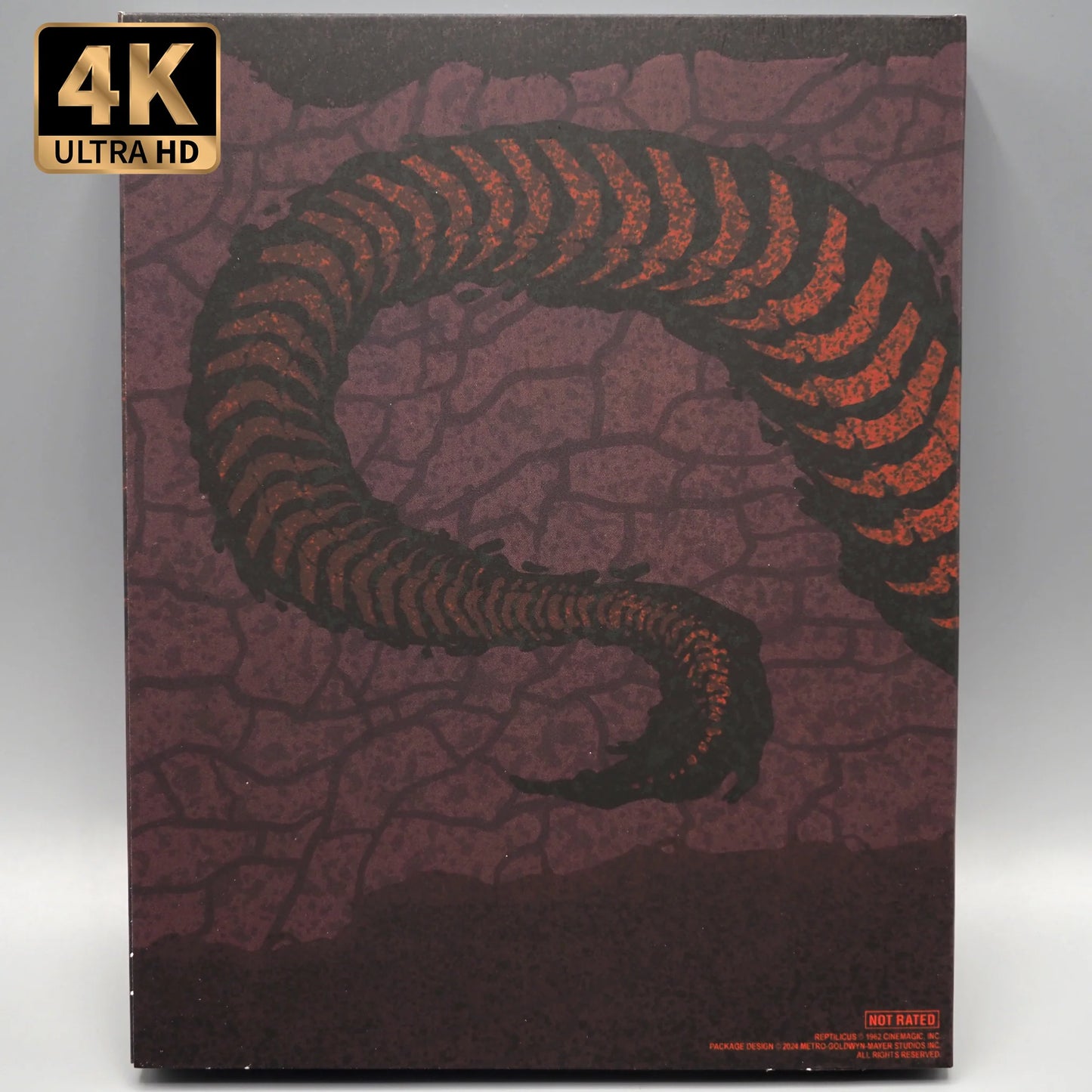 Reptilicus 4K UHD + Blu-ray with Hardcase Slipcase + Slipcover combo (Vinegar Syndrome)