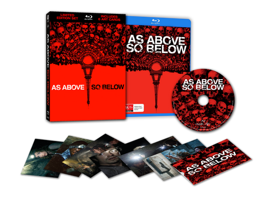 As Above, So Below (2014) – Blu-ray Limited Edition 3D Lenticular Hardcase + Art Cards (ViaVision/Region Free) [Preorder]