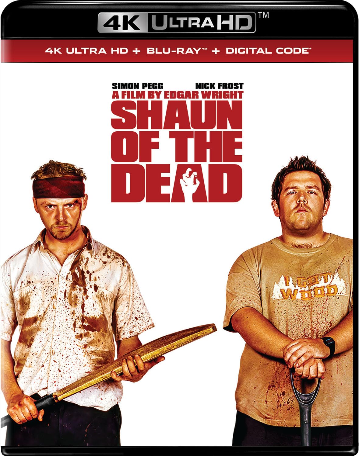 Shaun of the Dead 20th Anniversary Edition 4K UHD + Blu-ray with Slipcover (Universal U.S.)