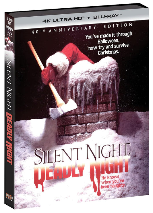 Silent Night Deadly Night 4K UHD + Blu-ray 40th Anniversary Edition with Slipcover (Scream Factory)